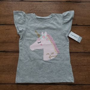 NWT Carter's Unicorn Tee